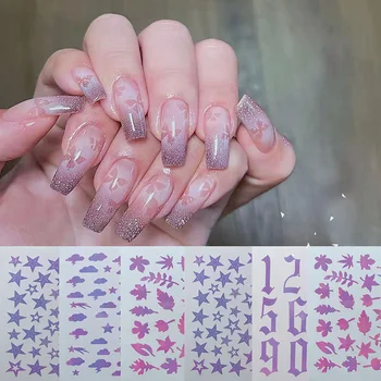 Полые наклейки для ногтей Наклейка для японского маникюра Украшение для ногтей Наклейка для ногтей Красиво Оформленный Дизайн ногтей в японском стиле