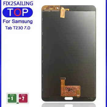 Для Samsung Galaxy Tab 4 7,0 SM-T230 T230 SM-T231 T231 T235 ЖК-дисплей Сенсорный Экран Дигитайзер Датчики Полная Сборка Панели