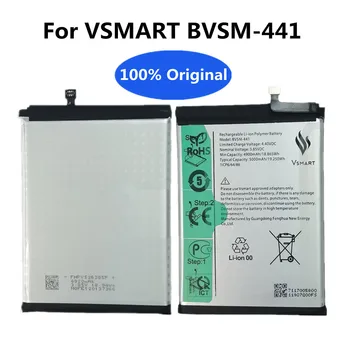 Новый 100% оригинальный аккумулятор для замены телефона BVSM 441 для VSMART BVSM-441 Аккумулятор для смартфонов большой емкости 5000 мАч Bateria