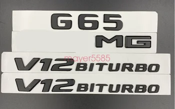 Глянцевый Черный Набор Наклеек С Эмблемой G65 AMG V8 BITURBO Для G65
