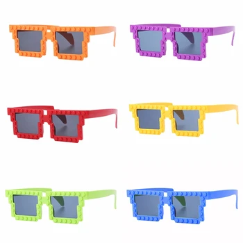 Очки из строительных блоков DIY очки из строительных блоков используются для создания подарков на день рождения Украшения карнавальных вечеринок игр