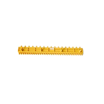 ASA00B036-MS Разграничение деталей ступеней эскалатора Желтые Пластиковые детали Эскалаторов Планка рамы 35 зубьев L316mm W42mm