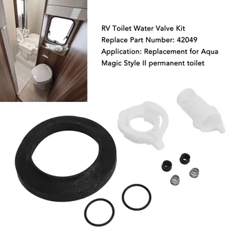 Комплект Деталей Уплотнения Клапана Подачи Воды в Туалет RV 42049 Замена Герметичных Резьб Уплотнения для Постоянного Туалета Aqua Magic Style II
